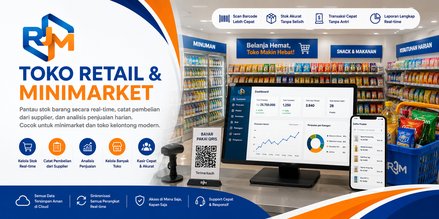 Fitur HANDS POS untuk bisnis retail